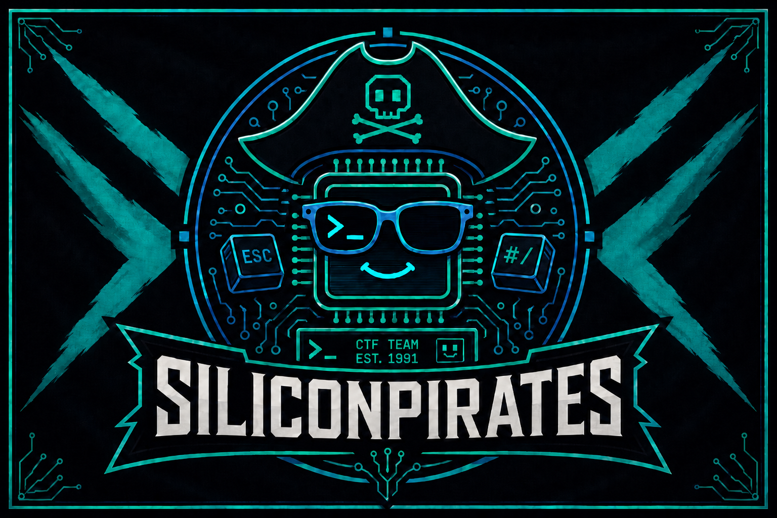 siliconpirates CTF team badge